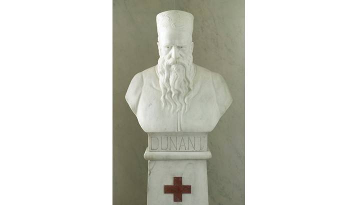 Bust of Jean Henry Dunant by Ernst Durig
