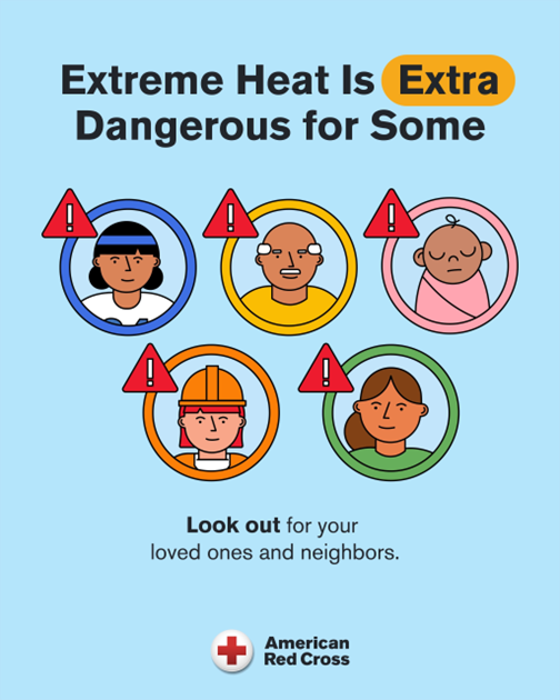 Heat extremely dangerous